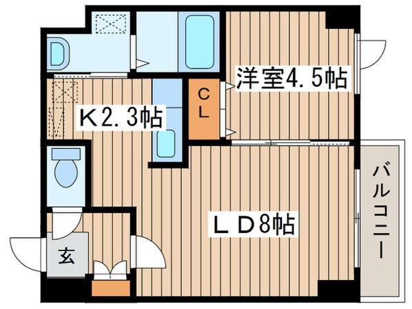 善友ＢＬＤの物件間取画像